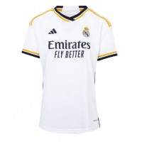 Real Madrid David Alaba #4 Hjemmedrakt Dame 2023-24 Kortermet